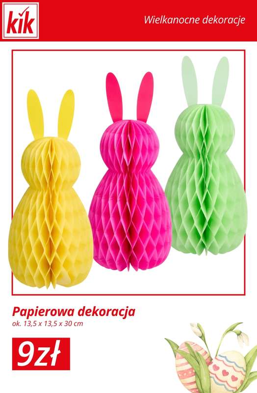KiK - gazetka promocyjna Wielkanocne dekoracje w atrakcyjnych cenach! od środy 18.02  - strona 9