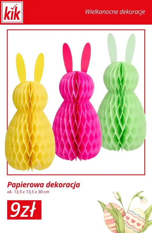 KiK - gazetka promocyjna Wielkanocne dekoracje w atrakcyjnych cenach! od środy 18.02  - strona 9