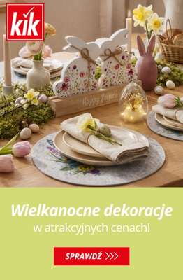 KiK - gazetka promocyjna Wielkanocne dekoracje w atrakcyjnych cenach! od środy 18.02 