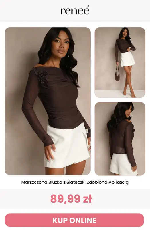Renee - gazetka promocyjna Bluzki - Top of the Top od środy 18.02 do środy 25.02 - strona 4