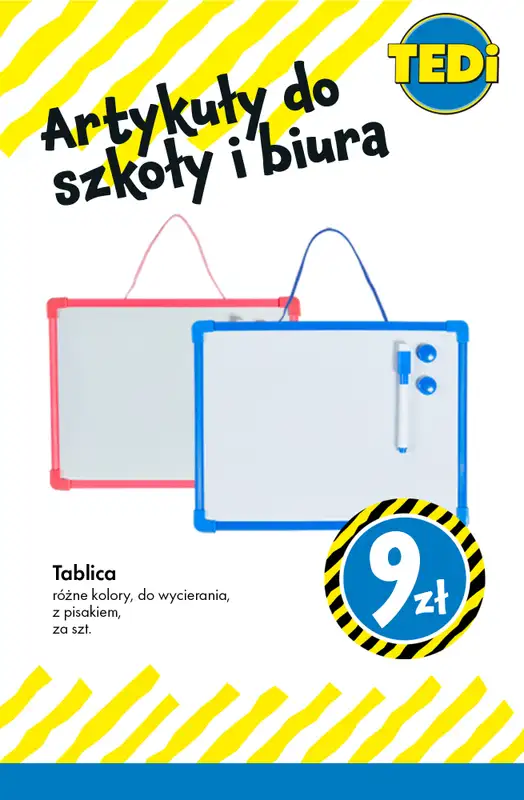 Tedi - gazetka promocyjna Artykuły do SZKOŁY i BIURA w supercenach! od środy 18.02 do wtorku 24.02 - strona 9