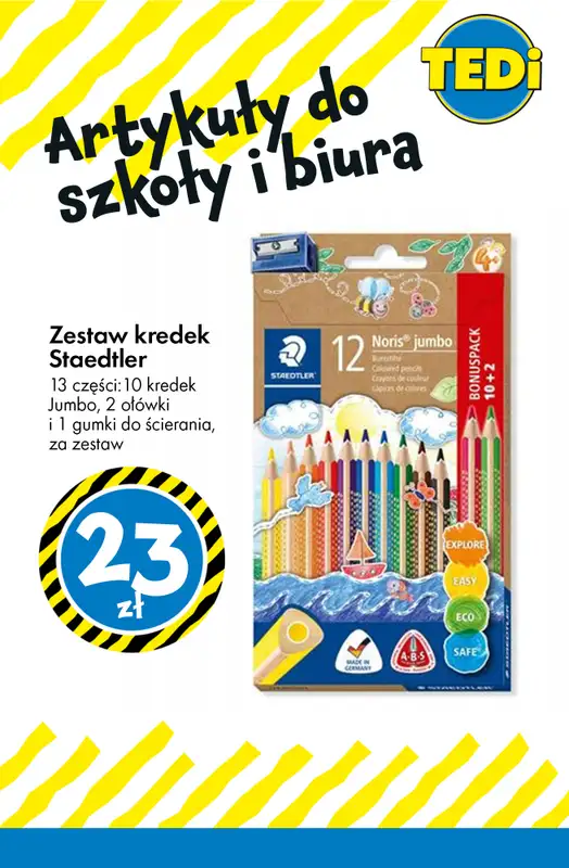 Tedi - gazetka promocyjna Artykuły do SZKOŁY i BIURA w supercenach! od środy 18.02 do wtorku 24.02 - strona 5