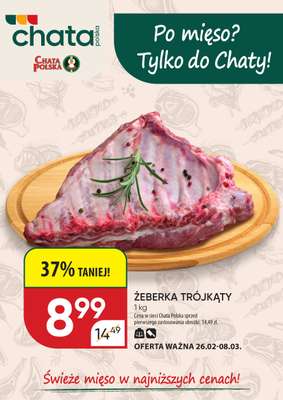 Chata Polska - gazetka promocyjna Plakat promocyjny  do niedzieli 08.03