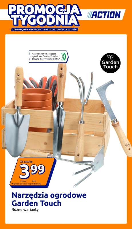 Action - gazetka promocyjna Gazetka od środy 18.02 do wtorku 24.02