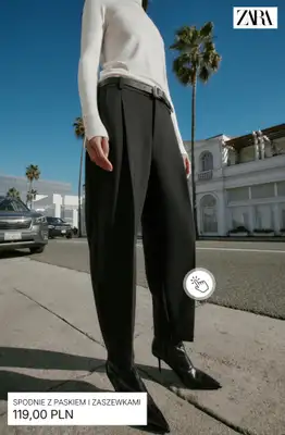Zara - gazetka promocyjna Spodnie damskie – znajdź swój idealny fason od środy 18.02  - strona 5
