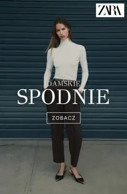 Zara - gazetka promocyjna Spodnie damskie – znajdź swój idealny fason od środy 18.02 