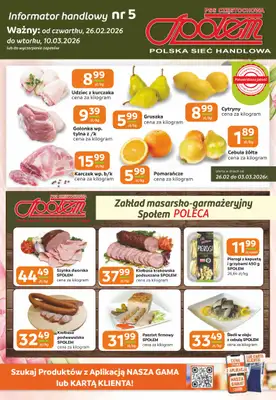 Społem Częstochowa - gazetka promocyjna Gazetka od czwartku 26.02 do wtorku 10.03