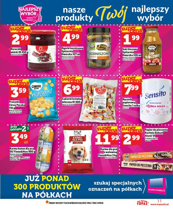 TOPAZ - gazetka promocyjna Nowa gazetka od czwartku, 26.02. od czwartku 26.02 do środy 04.03 - strona 11