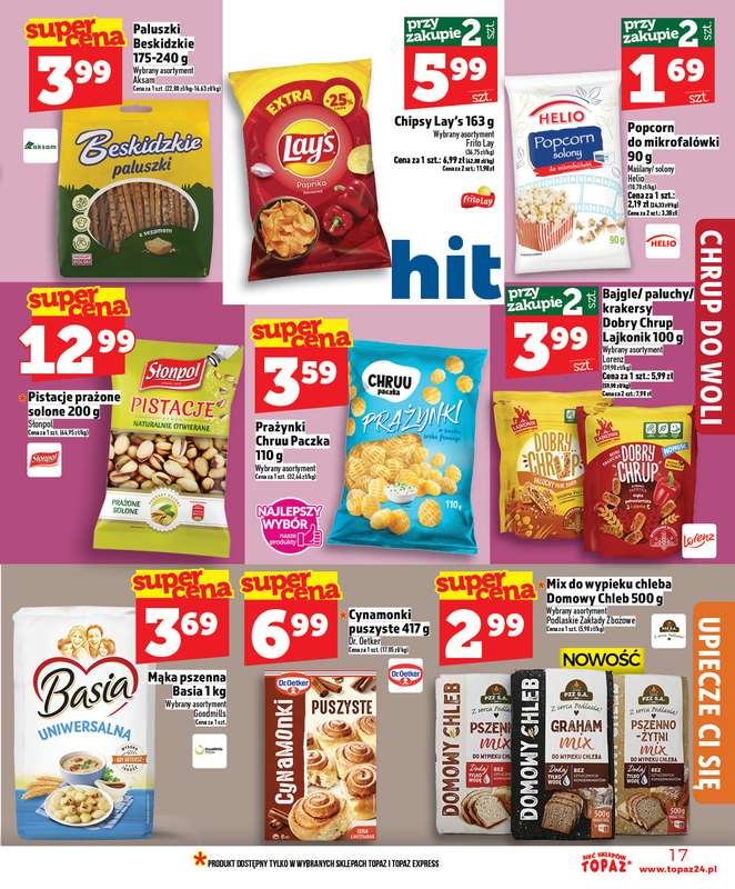TOPAZ - gazetka promocyjna Nowa gazetka od czwartku, 26.02. od czwartku 26.02 do środy 04.03 - strona 17