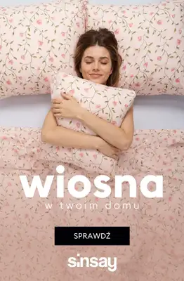 Sinsay - gazetka promocyjna Wiosna w Twoim domu! od środy 18.02 