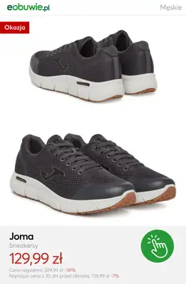 eobuwie.pl - gazetka promocyjna Sneakersy męskie na wiosnę w supercenach! od środy 18.02  - strona 9