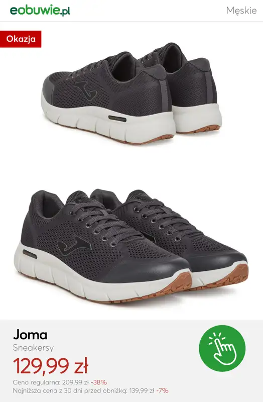 eobuwie.pl - gazetka promocyjna Sneakersy męskie na wiosnę w supercenach! od środy 18.02  - strona 9