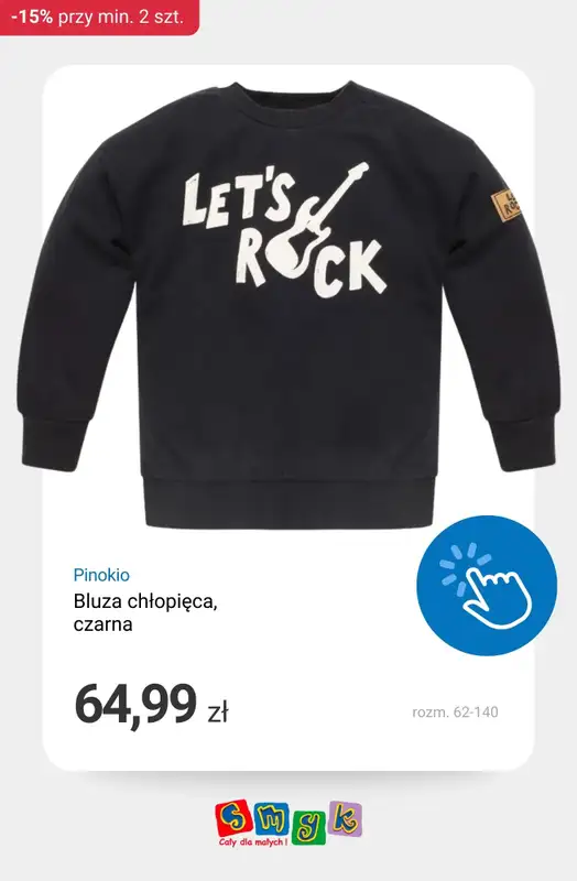 Smyk - gazetka promocyjna Ubrania i buty: -15% przy zakupie min. 2 szt. od środy 18.02 do wtorku 24.02 - strona 3