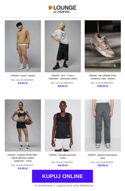 Lounge by Zalando - gazetka promocyjna Specjalne okazje: Jordan od środy 18.02 do soboty 21.02 - strona 8