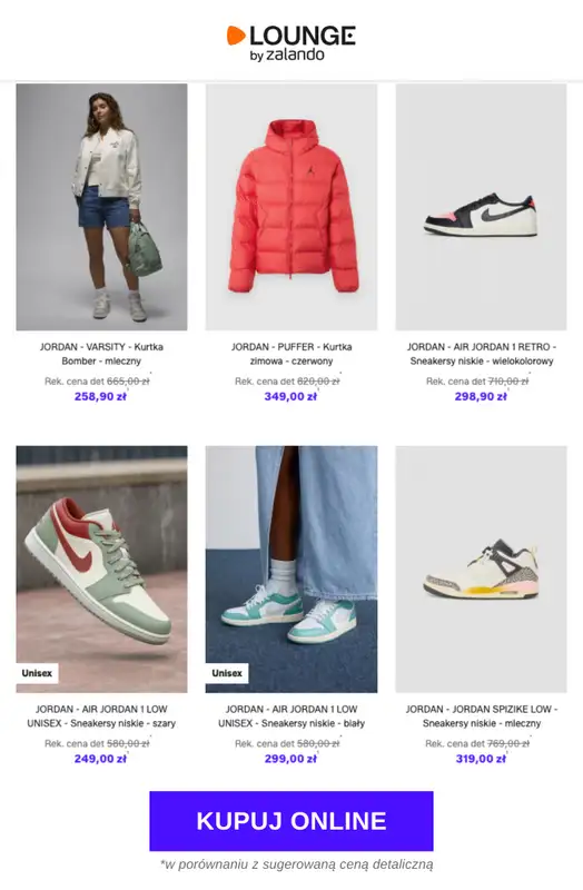 Lounge by Zalando - gazetka promocyjna Specjalne okazje: Jordan od środy 18.02 do soboty 21.02 - strona 9