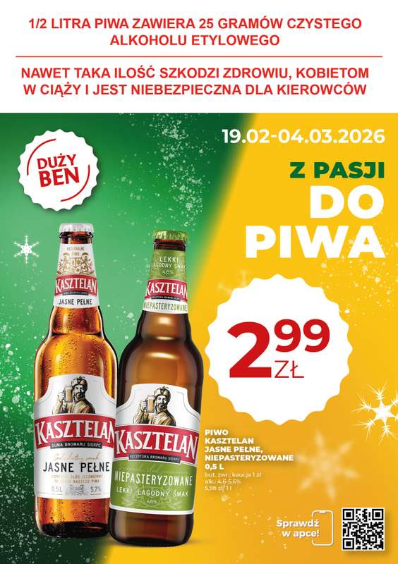 Duży Ben - gazetka promocyjna Gazetka piwna od czwartku 19.02 do środy 04.03