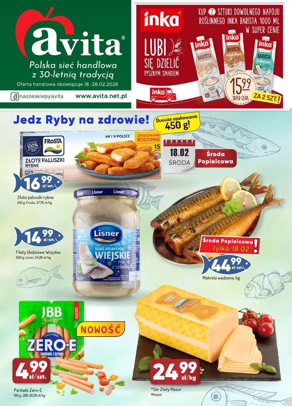 Avita - gazetka promocyjna Gazetka od środy 18.02 do soboty 28.02