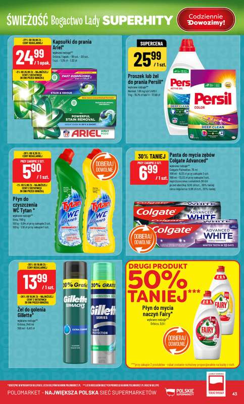 POLOmarket - gazetka promocyjna Gazetka od środy 18.02 do wtorku 24.02 - strona 43