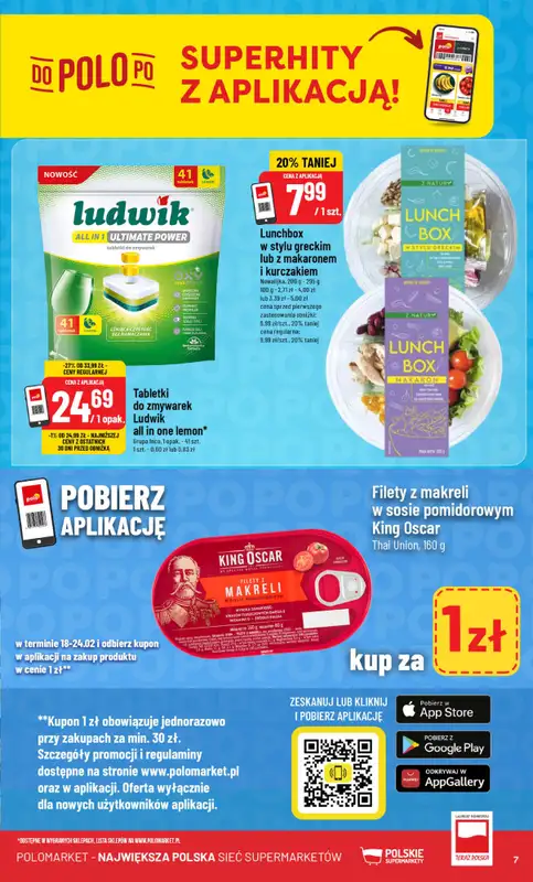 POLOmarket - gazetka promocyjna Gazetka od środy 18.02 do wtorku 24.02 - strona 7