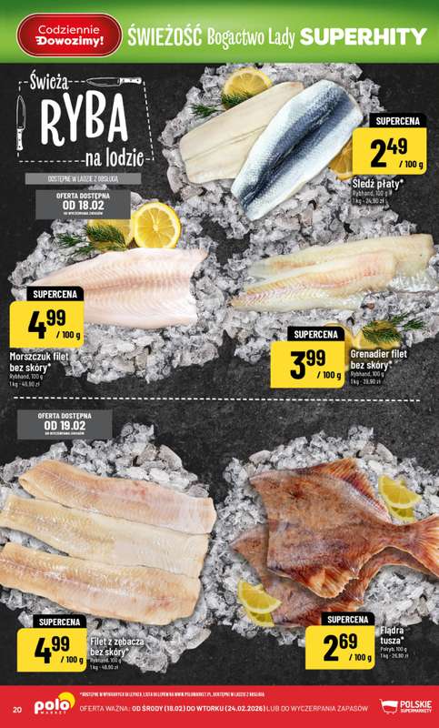 POLOmarket - gazetka promocyjna Gazetka od środy 18.02 do wtorku 24.02 - strona 20
