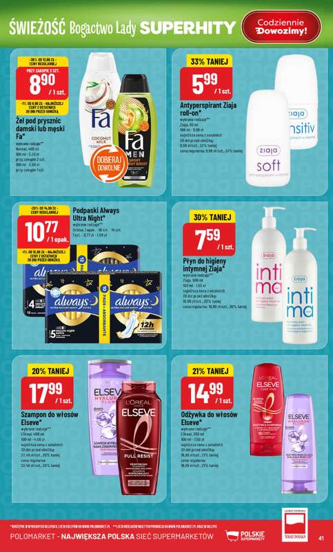 POLOmarket - gazetka promocyjna Gazetka od środy 18.02 do wtorku 24.02 - strona 41