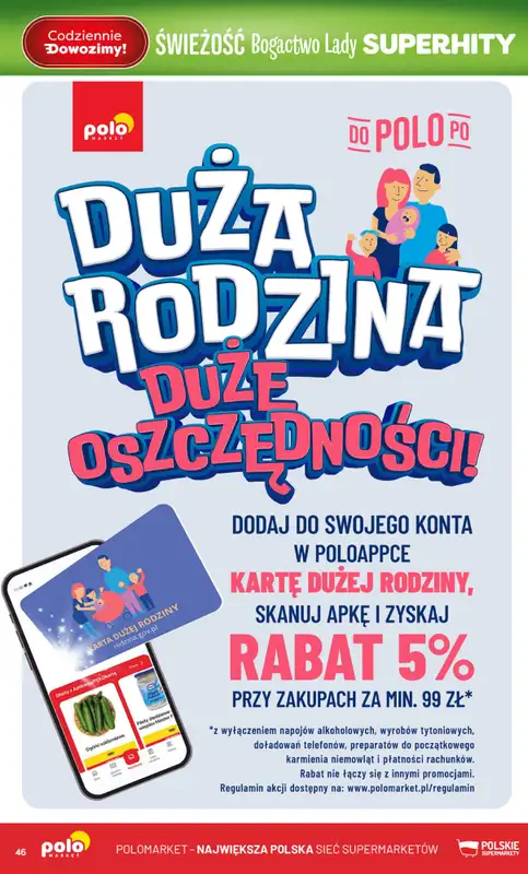 POLOmarket - gazetka promocyjna Gazetka od środy 18.02 do wtorku 24.02 - strona 46