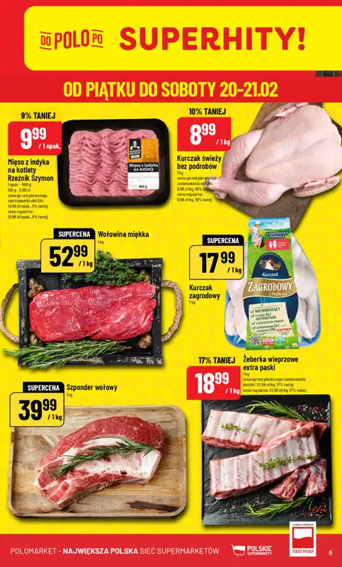 POLOmarket - gazetka promocyjna Gazetka od środy 18.02 do wtorku 24.02 - strona 5