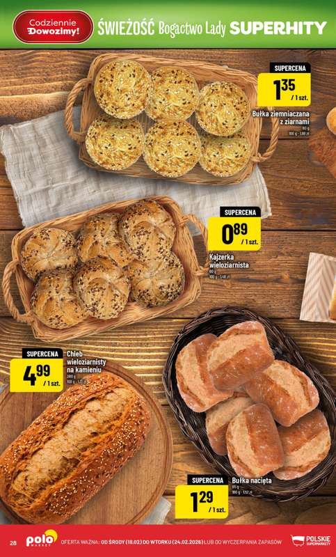 POLOmarket - gazetka promocyjna Gazetka od środy 18.02 do wtorku 24.02 - strona 28