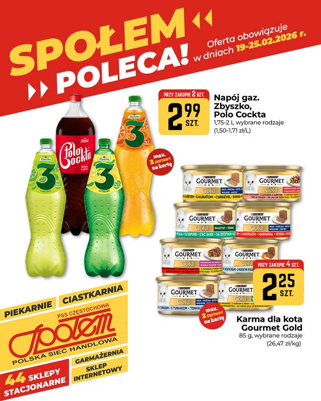 Społem Częstochowa - gazetka promocyjna Plakaty promocyjne od czwartku 19.02 do środy 25.02 - strona 3
