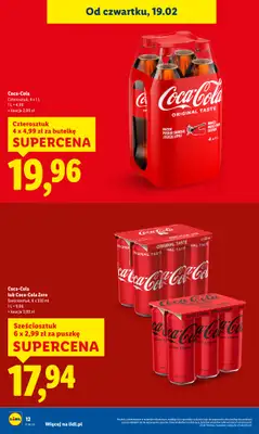 Lidl - gazetka promocyjna Oferta od czwartku od czwartku 19.02 do soboty 21.02 - strona 12