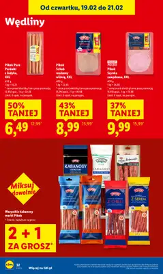 Lidl - gazetka promocyjna Oferta od czwartku od czwartku 19.02 do soboty 21.02 - strona 32
