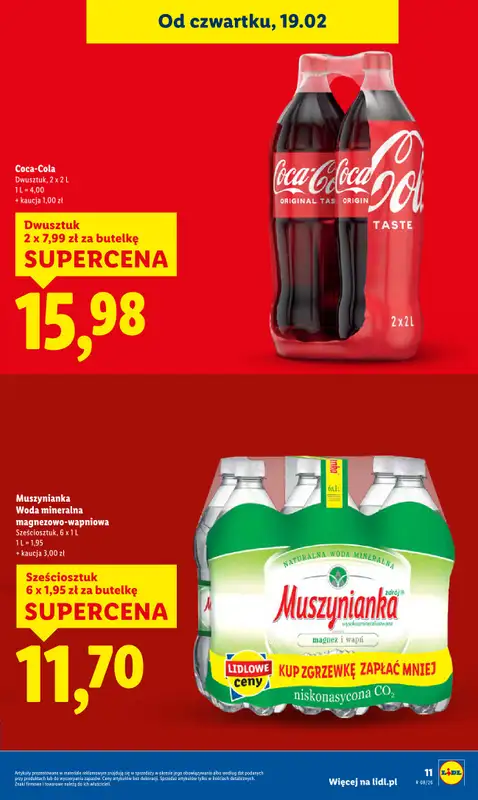 Lidl - gazetka promocyjna Oferta od czwartku od czwartku 19.02 do soboty 21.02 - strona 11
