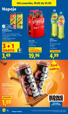 Lidl - gazetka promocyjna Oferta od czwartku od czwartku 19.02 do soboty 21.02 - strona 42