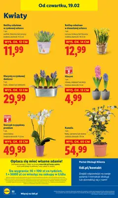 Lidl - gazetka promocyjna Oferta od czwartku od czwartku 19.02 do soboty 21.02 - strona 52