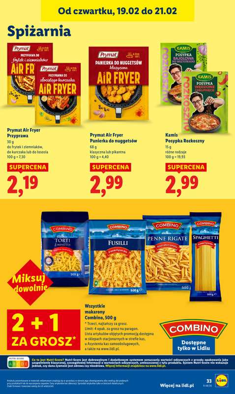 Lidl - gazetka promocyjna Oferta od czwartku od czwartku 19.02 do soboty 21.02 - strona 33