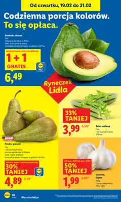Lidl - gazetka promocyjna Oferta od czwartku od czwartku 19.02 do soboty 21.02 - strona 20
