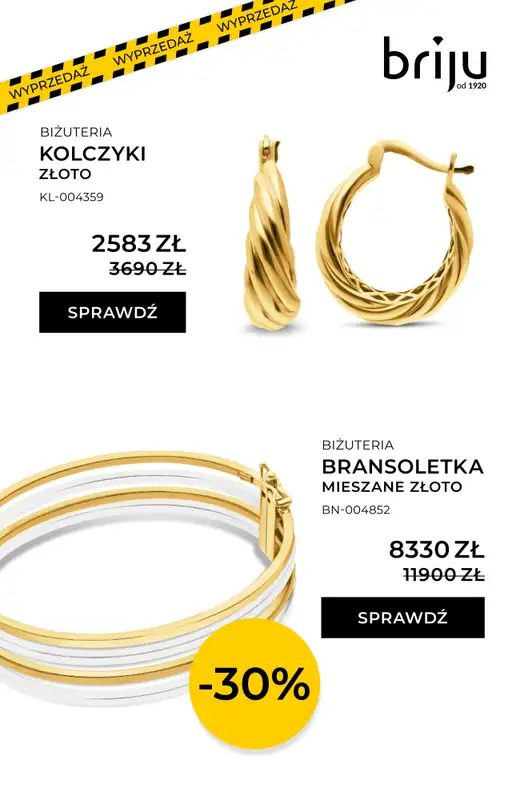 Briju - gazetka promocyjna Ostatnie dni wyprzedaży do -70% od środy 18.02 do soboty 28.02 - strona 3