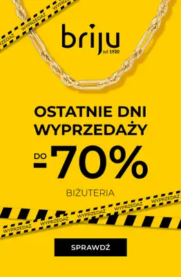 BEST SALE - gazetka promocyjna Briju | Ostatnie dni wyprzedaży do -70% od środy 18.02 do soboty 28.02