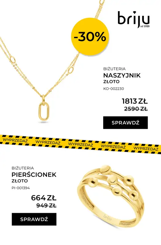 BEST SALE - gazetka promocyjna Briju | Ostatnie dni wyprzedaży do -70% od środy 18.02 do soboty 28.02 - strona 9