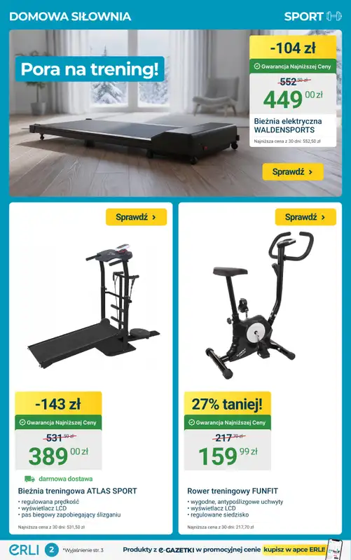 ERLI - gazetka promocyjna Mega rabaty do Twojego domu – meble, wyposażenie i elektronika taniej! od środy 18.02 do niedzieli 22.02 - strona 2