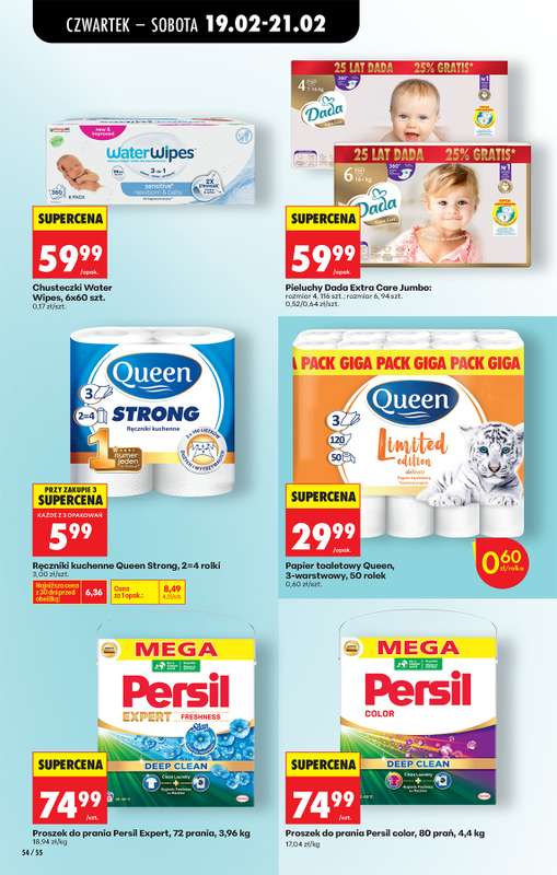 Biedronka - gazetka promocyjna Od czwartku od czwartku 19.02 do środy 25.02 - strona 62