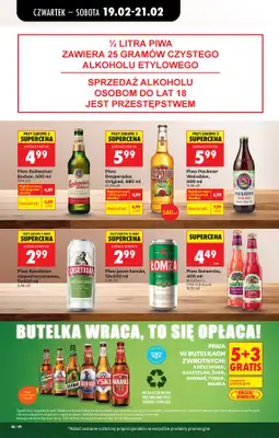 Biedronka - gazetka promocyjna Od czwartku od czwartku 19.02 do środy 25.02 - strona 56