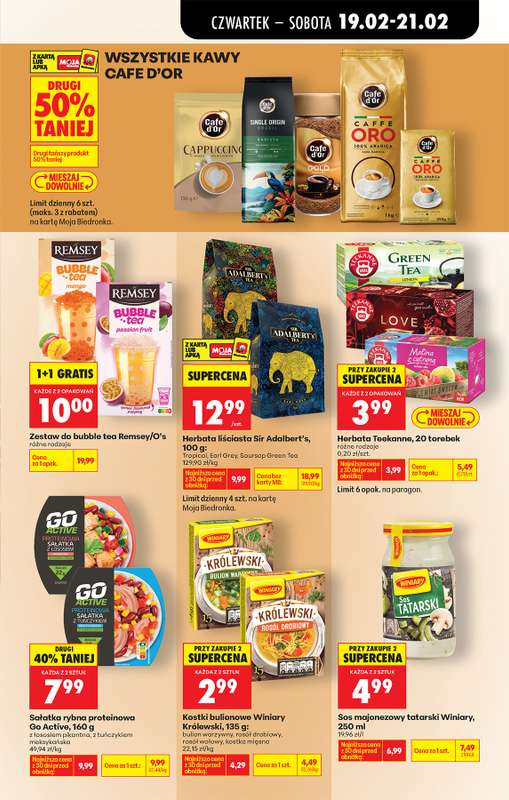 Biedronka - gazetka promocyjna Od czwartku, Z ladą tradycyjną od czwartku 19.02 do środy 25.02 - strona 47
