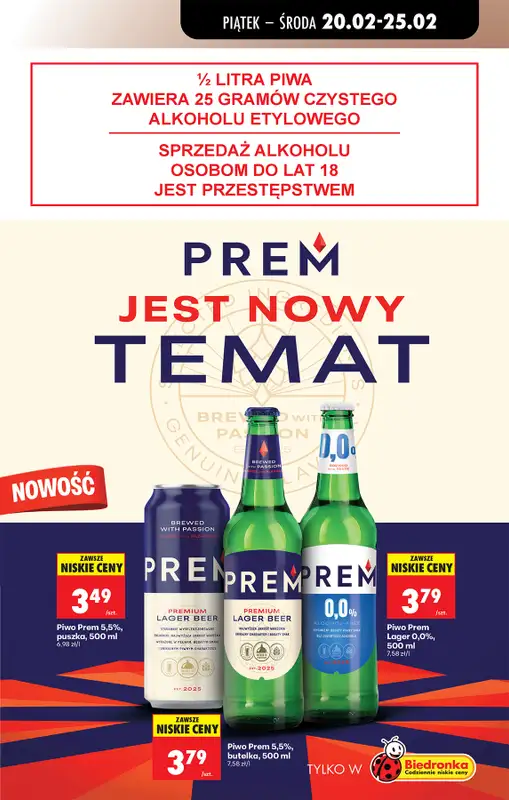 Biedronka - gazetka promocyjna Od czwartku, Z ladą tradycyjną od czwartku 19.02 do środy 25.02 - strona 53