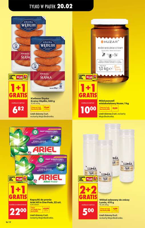 Biedronka - gazetka promocyjna Od czwartku, Z ladą tradycyjną od czwartku 19.02 do środy 25.02 - strona 20