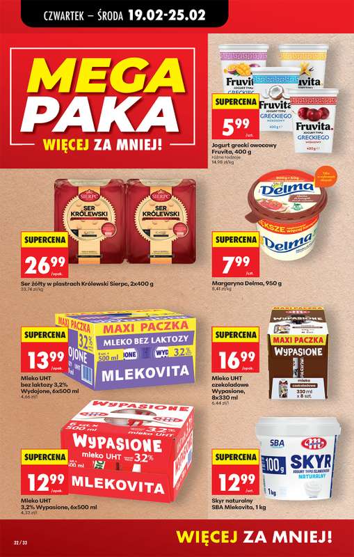 Biedronka - gazetka promocyjna Od czwartku, Z ladą tradycyjną od czwartku 19.02 do środy 25.02 - strona 36