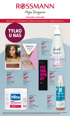 Rossmann - gazetka promocyjna Gazetka od czwartku 19.02 do środy 25.02