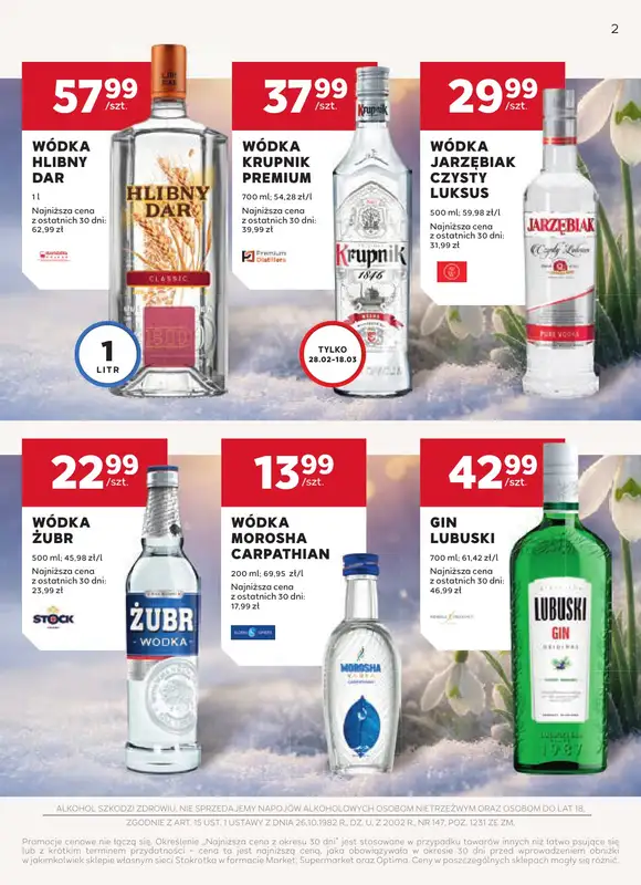 Stokrotka - gazetka promocyjna W dobrym smaku od czwartku 19.02 do środy 18.03 - strona 2