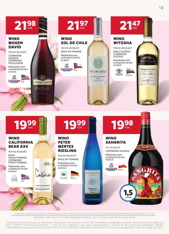 Stokrotka - gazetka promocyjna W dobrym smaku od czwartku 19.02 do środy 18.03 - strona 12