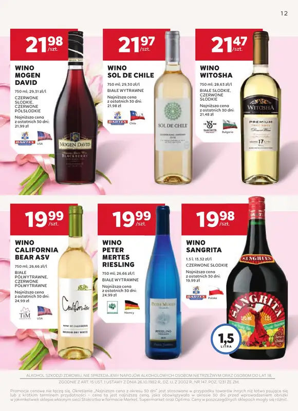 Stokrotka - gazetka promocyjna W dobrym smaku od czwartku 19.02 do środy 18.03 - strona 12